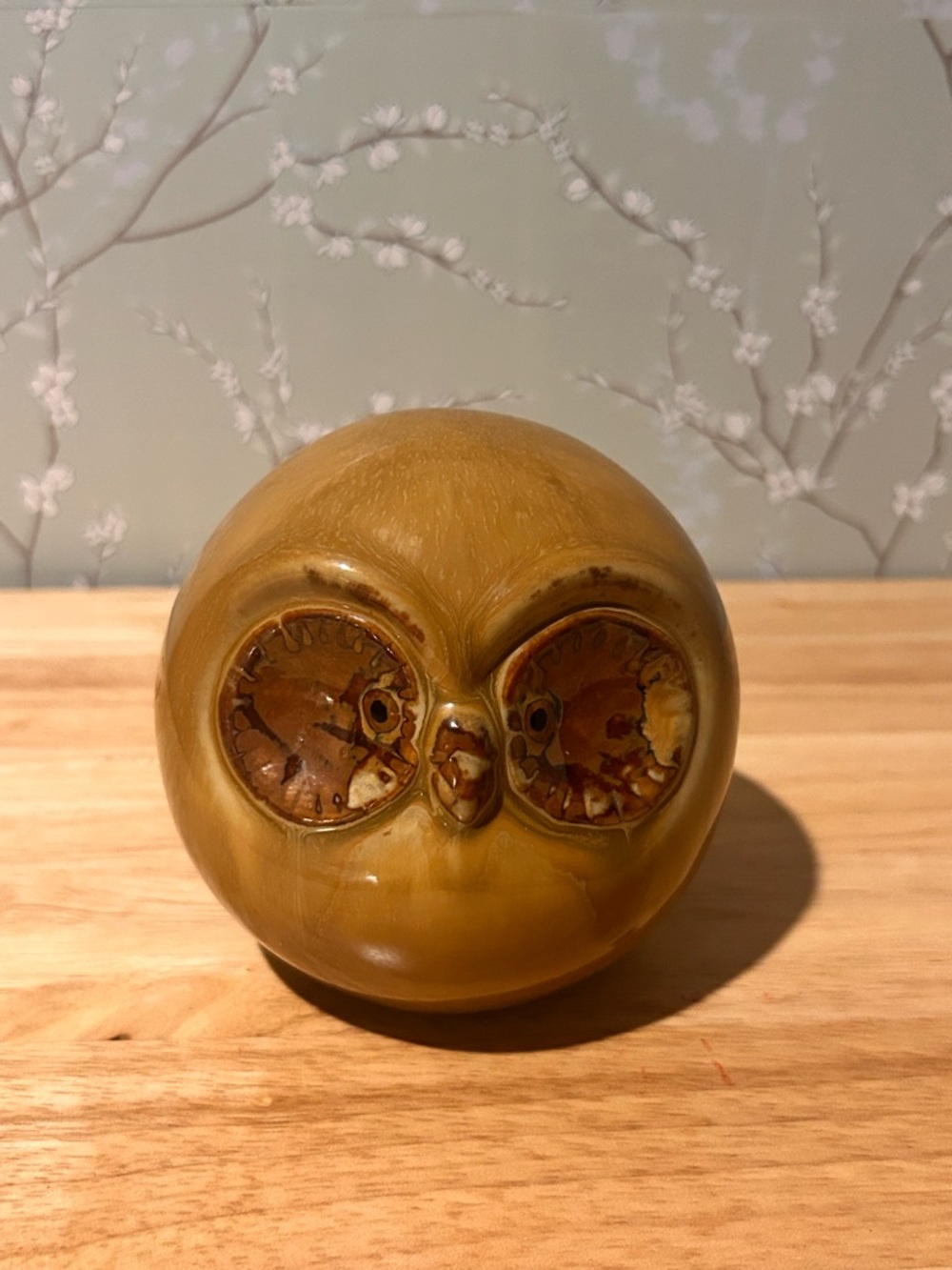Mid Century Modern Ceramic Glazed Owl